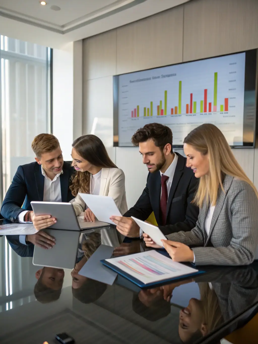 A group of sales professionals engaged in a coaching session, demonstrating the collaborative and supportive environment of the program.